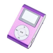 Zeceouar Portable MP3 Player, 1PC Mini USB LCD Screen MP3 Micro SD TF Card Support Sports Music Player