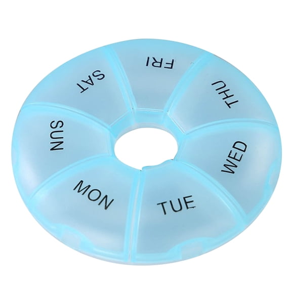 Summer Savings Clearance Items! Zeceouar Clearance Items for Home 7-Sided Portable Box Planner Small Case (Seven Day Weekly Container) Medication,Holder Boxes Organizer Pillbox Dispenser Organizer