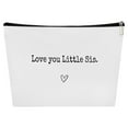 thumbnail image 1 of Zeceouar Items for Home Best Sister Ever Sister Gift Missing You Send Love Makeup Case Toiletry Bag Gift for Friend Makeup Bag for Best Friend Gifts, 1 of 4