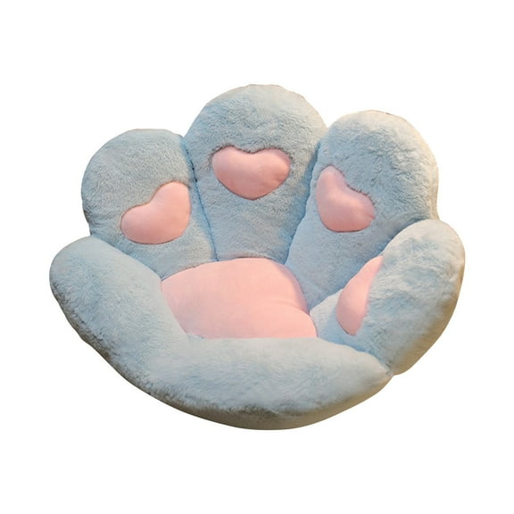 Zeceouar Paw Cushion Cute ChCushions Kawaii Paw Shape 28inx 24in Gaming ChCushion Kitty Plush Lazy Sofa Pillow for Girl Gamer Chair,kawaii Accessories