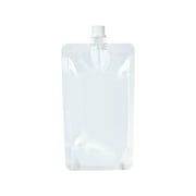 Zeceouar Items Plastic Flasks Reusable Drink Pouches Concealable Water Pouch Leak Proof Bags for Hiding With Collapsible Silicone Funnel for Travel Outdoor