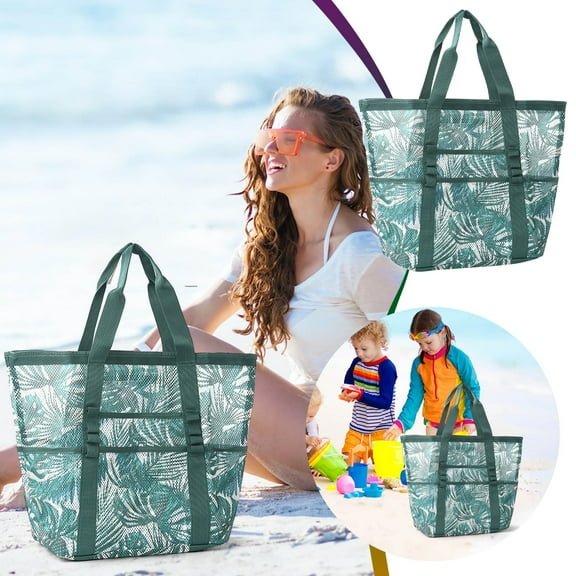 Summer Savings Clearance Kbndieu Large Capacity Beach Tote Bag Womens Shoulder Handbag