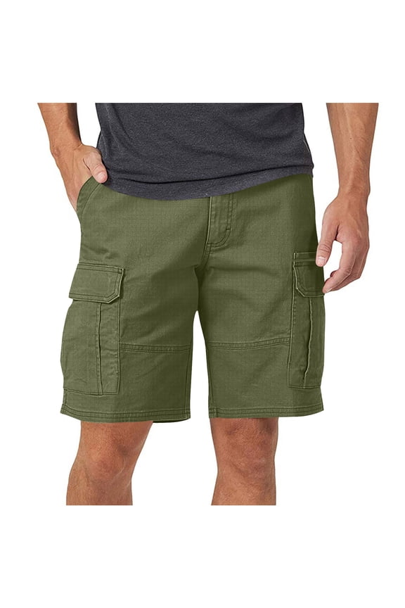 Boys Pocket Solid Color Casual Five Point Casual Shorts