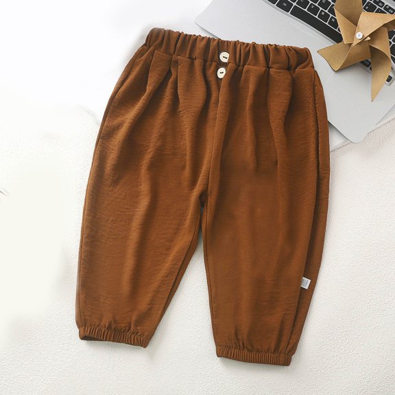 LADIGASU Children's Mosquito Repellent Pants Summer Thin Breathable And Cool