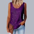 thumbnail image 1 of LADIGASU able Women's Spring And Summer Casual Sequin Round Neck Sleeveless, 1 of 6