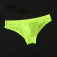 thumbnail image 1 of LADIGASU Men's Sexy Low Waist High Fork Ice Silk Diaphaneity Meryl Underwear, 1 of 8