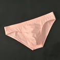 thumbnail image 1 of LADIGASU Men's Sexy Low Waist Solid Color Comfortable Trigonum Underwear, 1 of 9