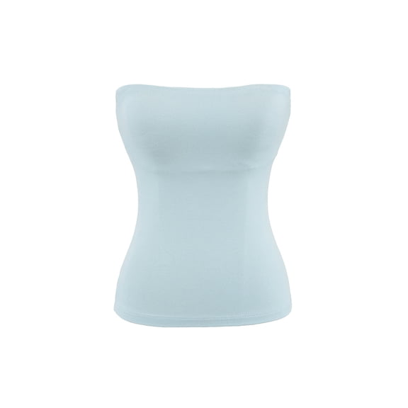 LADIGASU Women's And Sexy Casual Round Neck Solid Round-Neck Blouse