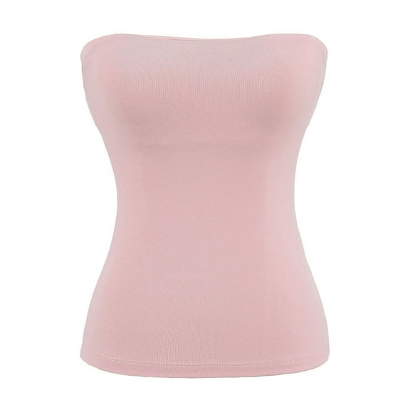 LADIGASU Women's And Sexy Casual Round Neck Solid Round-Neck Blouse