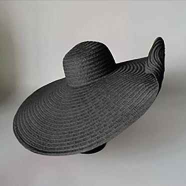 Summer Savings Clearance! LADIGASU Women's Oversized Brimmed Hat Foldable Vacation Beach Hat Large Sun Protection And Shading Hat