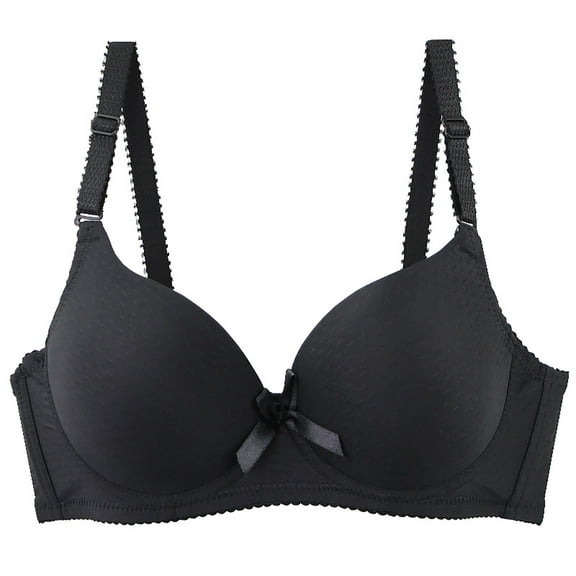 LADIGASU Women's Sexy Lingerie Solid Color Seamless Bra Plus Size Bra