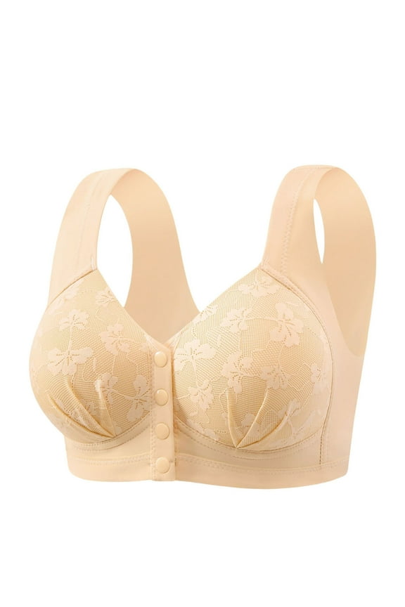 Women's Solid Color Backless Sexy Seamless Push-Up U-Shaped Beautiful Back Underwear Everyday Bras