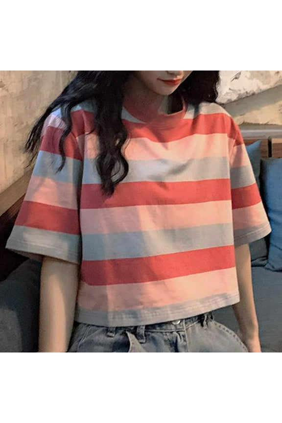 Women's Summer able Short Sleeved Hooded Loose Short Sleeved Hooded