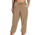 thumbnail image 1 of LADIGASU Womens Pocket Lightweight Drawstring Comfortable Casual Work Pants, 1 of 8