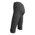 thumbnail image 1 of Xihbxyly Capris Leggings for Women, Womens Leggings Fitness Running Solid Sports Yoga Capris Pants Workout Running Yoga Leggings for Women Dark Gray S, 1 of 5