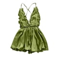 thumbnail image 1 of Clothing 2025 Underwear for Women Lace Babydoll Halter Chemise V Neck Nightgown Fashion Sleepwear Nightdress, 1 of 4