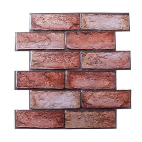 Long Hexagon Peel and Stick Tiles Backsplash,1 Sheets 3D Self Adhesive Wall Tile Back Splash 12 x 12 Inch for Kitchen,Bathroom