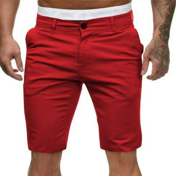 Summer Mens Shorts, Men's Cargo Shorts with Pockets Men's Shorts Cropped Shorts Sports And Casual Solid Color Workwear Mid Pants Men's Shorts Shorts, M-3XL