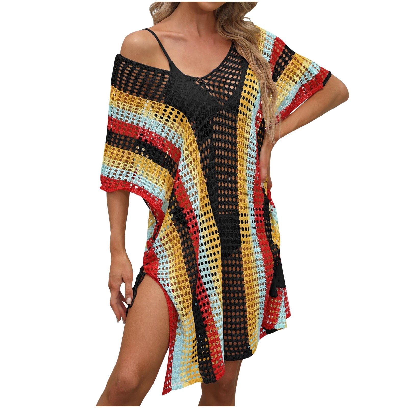 Summer Savings Clearance!Npasoilc Beach Cover Ups for Women Summer Sexy