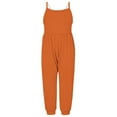 thumbnail image 1 of Nskgu Girls Romper Overall for Girls Summer Sleeveless Casual Romper Spaghetti Strap Shorts Jumpsuit with Pockets Girls Jumper, 1 of 6