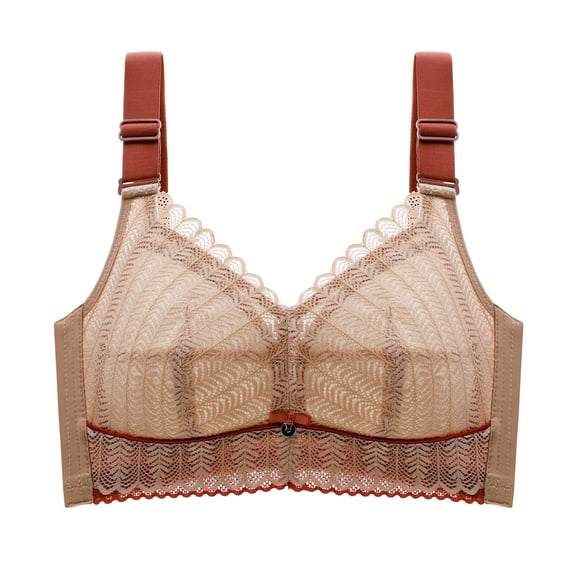 Clothing 2025 Push Up Bras for Women Underwear For Women Adjustable Bra Tube Top Sagging Breast No Wire Full Cup Lift Underwear Bro Plus Size Lace Bras Underwire Brassiere Everyday Bras