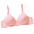 thumbnail image 1 of Clothing 2025 Push Up Bras for Women Women's Printed Bra Cotton Thin Cotton Rimless Underwear Comfortable Rimless Bra Plus Size Lace Bras Underwire Brassiere Everyday Bras, 1 of 4