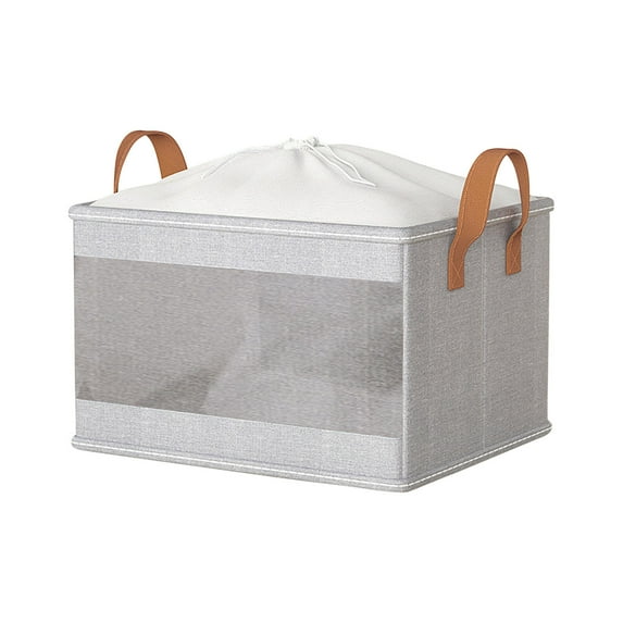 Summer Savings Clearance! RBCKVXZ Large Capacity Clothing Storage Box, Balcony, Quilt, Wardrobe, Household Sorting Box, Dormitory Bundle Mouth, Portable Storage Basket, Closet Organizers and Storage