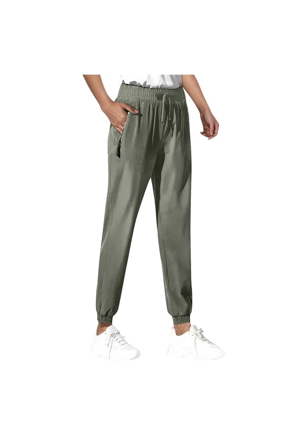 Pants for Women Over 50 Women's Ultra Stretch Breathable Casual Comfy Fit Pants Stretch Active Pant for Women Straight Leg Pants