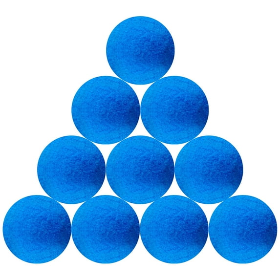 Summer Savings Clearance! Rciityk 10Pcs Reusable Cotton Water Balls Pool Toys for Kids Ages 4-8 Summer Water Toys Absorbent Cotton Soaker Balls Outdoor Pool Beach Partys, Blue(2 In)