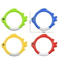 thumbnail image 1 of Summer Savings Clearance! Rciityk 4 Pack Pool Toys Diving Rings, Diving Pool Toys for Kids Ages 3-12, Diving Underwater Swimming Colorful Pool Sink Training Diving Toy, 1 of 1