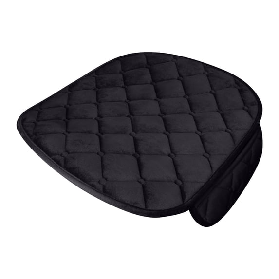 Summer Savings Clearance!Ruroz 1pc Car Seat Cushion, Premium Comfort Memory Silk Wadding, Non-Slip Rubber Bottom With Storage Pouch, Car Seat Pad Universal Black Deals of the Day Clearance