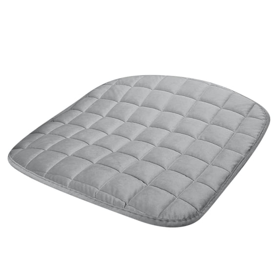 Summer Savings Clearance!Ruroz 1pc Car Seat Cushion, Premium Comfort Memory Silk Wadding, Non-Slip Rubber Bottom With Storage Pouch, Car Seat Pad Universal, Gray