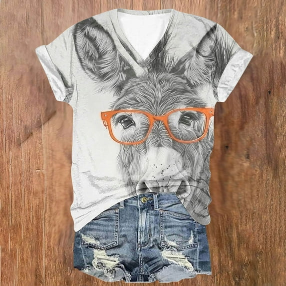 Short Sleeve Tops for Women Womens Tops Summer Short Sleeve Oversized Tshirts for Women Graphic Funny T Shirts