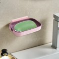 thumbnail image 1 of Summer Savings Clearance! Soap Dish for Bathroom QTOCIO Soap Box Wall Mounted Bathroom Hole Less Soap Dish Bathroom Shelf Household Soap Draining Box Wall Mounted Strong Bearing Weight, 1 of 6