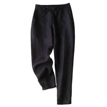 Summer Savings Clearance! Stamzod Linen Yoga Pants Women With Pockets Drawstring Solid Color Sweatpants Women Plus Size Lounge Workout Women's Joggers Pants