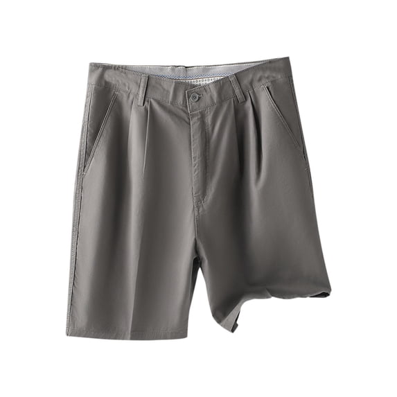 Stamzod Men Short Fashion Solid Color Summer Elastic Waist Drawstring Shorts Casual Loose Plus Size Athletic Shorts for Men with Pocket Black E XXL