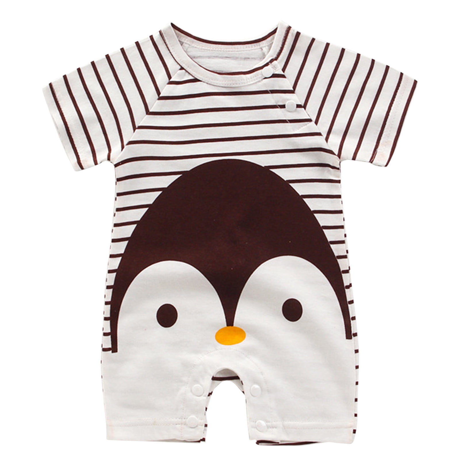 The Santiago - Baby Unisex 5pcs Cartoon Print Romper Set A main image 1