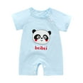 thumbnail image 1 of Stamzod Newborn Baby Clothes Girl Boy 100% Cotton Jumpsuit Short Sleeve Cartoons Print Romper 0-15M Infant Toddler Onesie Outfits, 1 of 3