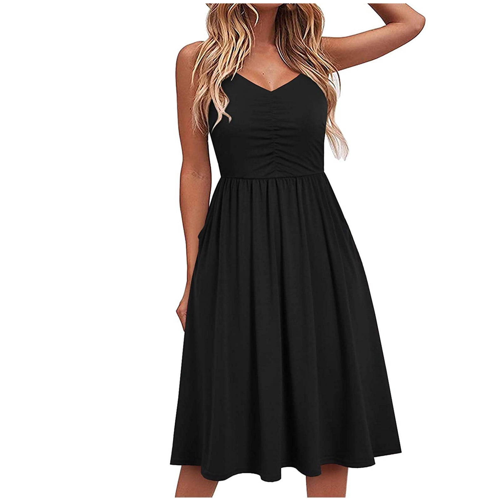 amazon beach dresses for sale CUPSHE Women's Plunging V Neck Beach Dress Short Bubble Sleeve Back Tie  Waist Tie Maxi Summer Dresses, Teal Pink XS at Amazon Women's Clothing store