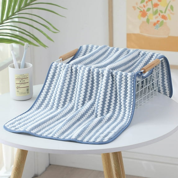 Suncoda Bath Towels, Coral Velvet Towel 70 x 35 CM Extra Large Bath Towels, Lighter Weight, Quicker to Dry, Super Absorbent, Perfect Bathroom Towels