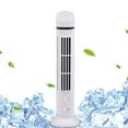 thumbnail image 1 of Suncoda Fan for Bedroom, 2-Mode Options Desktop Tower Fan with LED Light , Household Silent Fan Cooler Fan Bladeless Fan for Home Office Bedroom (15.0"x3.9"), 1 of 8
