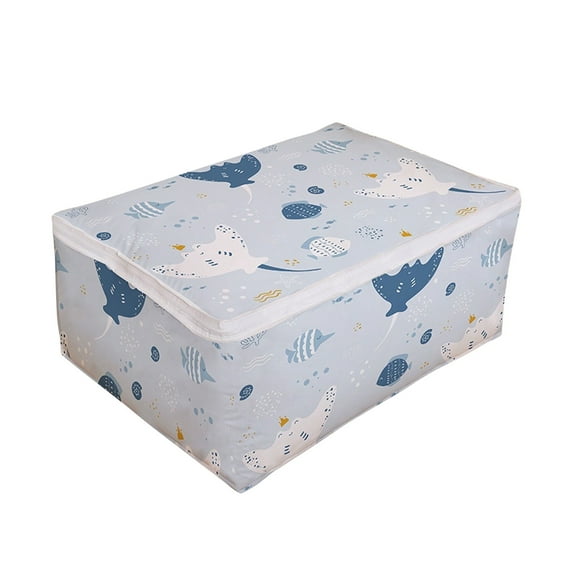 Suncoda Storage Bins with Lids, Large Capacity Clothes Storage Basket Portable Clothes Storage Bag for Organizing Bedroom