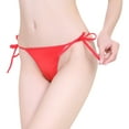 thumbnail image 1 of Clothing 2025 Thongs for Women Side Tie Lace Up Cotton Soft Seamless Thong Thongs Underpants Women Underwear Thongs, 1 of 4