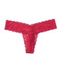 thumbnail image 1 of Clothing 2025 Thongs for Women Stretch Bikini Panty Lace Trim 5 Colors Comfy Fashion Thongs Underpants Women Underwear Thongs, 1 of 3