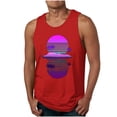 thumbnail image 1 of Titcea Men's Tank Top Graphic Printed Round Neck Sleeveless Vest Loose Comfortable for Beach Vacation Party, 1 of 4