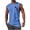 Blue, variant on Titcea Mens Tank Tops Summer Casual Beach Tank Top Palm Tree Print Undershirt