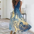thumbnail image 1 of Titcea Summer Dresses for Women 2026 Deep V Neck Sleeveless Flowy Maxi Dresses Fashion Printed Casual Elegant Dresses, Gifts for Mom/Her, 1 of 5