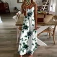 thumbnail image 1 of Titcea Summer Dresses for Women 2026 Floral Printed Sleeveless V Neck Sexy Sling Maxi Dresses Hawaiian Beach Holiday Casual Sundresses, Gifts for Mom/Her, 1 of 5