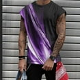 thumbnail image 1 of Summer Savings Clearance! Titcea Tank Tops Men Graphic Printed Round Neck Sleeveless Vest Summer Outdoor Running Loose Comfortable Casual T Shirts, 1 of 5