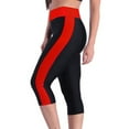 thumbnail image 1 of Titcea Yoga Shorts for Women High Waisted Hip Lifting Patchwork Printed Stretch Fitness Biker Shorts Running Workout Athletic Yoga Shorts with Pockets, Gifts for Her, 1 of 3
